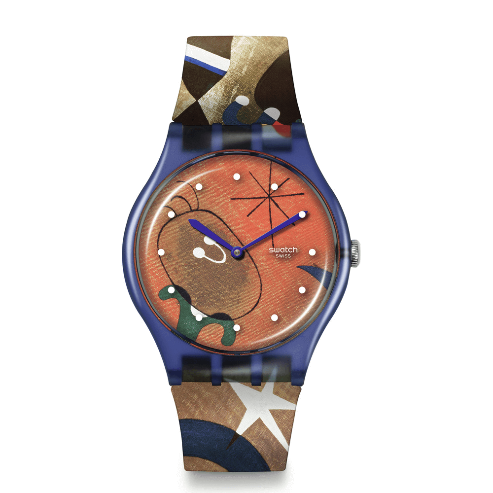 Swatch Miro's Women & Bird In The Moonlight Watch